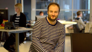 Niklas Nyberg tar över på den blåsiga posten Niklas Nyberg, chefredaktör på Vasabladet.