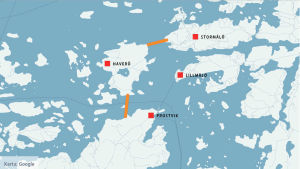 Var bron mellan Pargas och Nagu ska dras väcker debatt. Myndigheterna stöder alternativet att dra den fasta vägen vid Haverö. Broförbindelse till Nagu föreslås gå via Haverö.