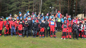 Juniorer som tog del i BSS träningsläger inför Optiregatta Hannun Kannu. Juniorer på BSS träningsläger.