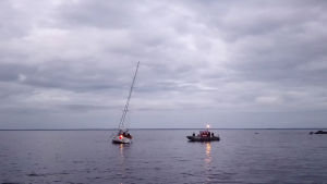 Olyckan kommer sällan inbjuden. Bogseringsuppdrag i Skärgårdshavet.