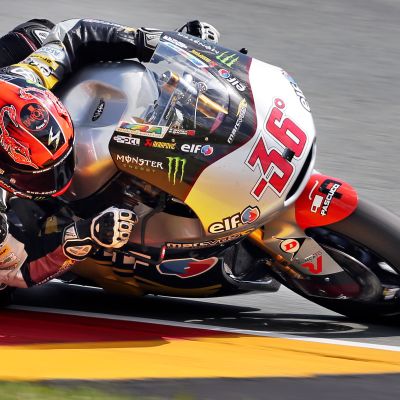 Mika Kallio ajaa Saksan GP:ssä.
