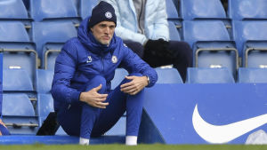 Thomas Tuchel har fått fart på Chelsea under vårsäsongen. Thomas Tuchel sitter.