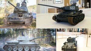 Miniatyrmodeller av pansarvagnar har byggts. Miniatyrmodeller av pansarvagnar har byggts