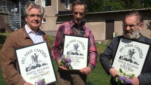 Tidigare ordförandena Magnus Buchert, Ralf Pauli och Peter Boldt. Magnus Buchert, Ralf Pauli och Peter Boldt.