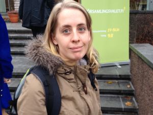 Katarin tycker kandidattesterna var till stor hjälp. Katarina är medlem i Petrus församling