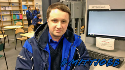 Tsygarin Oleg, busschaufför i Helsingfors.
