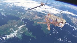 Den europeiska vädersatelliten MetOp-A.