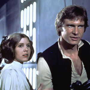 Luke Skywalker, prinsessa Leia ja Han Solo