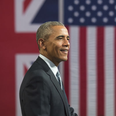 USA:s president Barack Obama talade till över 500 brittiska ungdomar på  Lindley Hall  i London under sin vistelse i Storbritannien.
