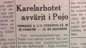 Artikel i tidningen Västra Nyland från den 14 maj 1947. Artikel i tidningen Västra Nyland från den 14 maj 1947.