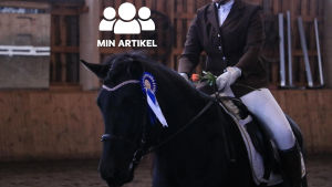 Jessica Grönlund red Neppastiina till vinst i minijuniorklassen. Jessica Grönlund med hästen Neppastiina.