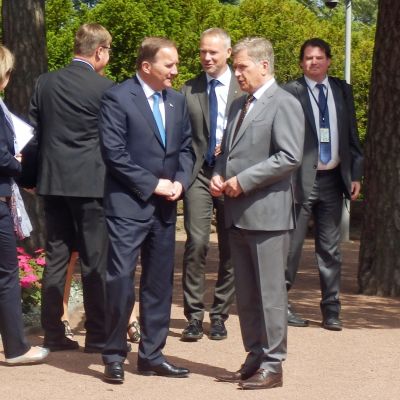 Ruotsin pääministeri Stefan Löfven ja presidentti Sauli Niinistö.