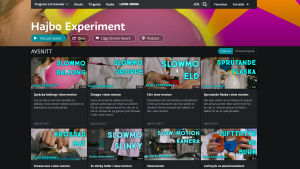 Kemi- och fysik-experiment filmade i slow motion synliggör sådant vi inte annars hinner uppfatta. hajbo experiment
