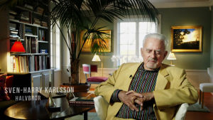 Anna Wahlgrens halvbror berättar i dokumentären om deras gemensamma barndom. Anna Wahlgrens bror Sven-Harry.
