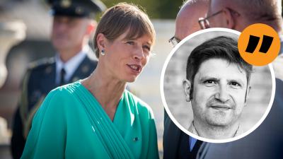 Estlands förra president Kersti Kaljulaid.