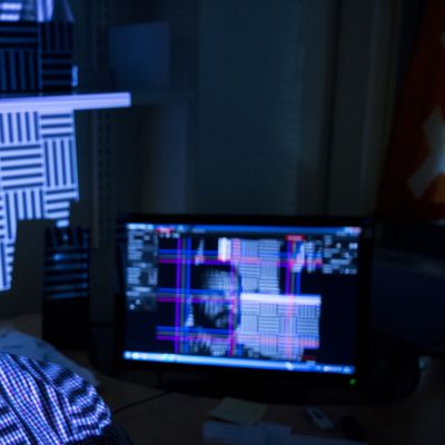 Tomitusjohtaja Antti Vanne (Ownsurround) skannaa päätään 3D-malliksi.