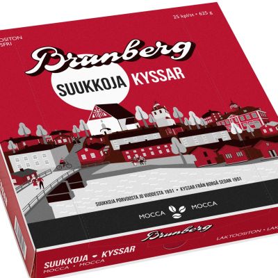 Brunbergin uusi suukkopakkaus.