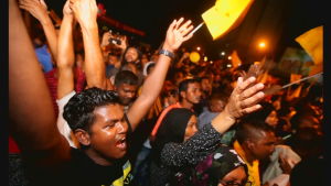 Demonstration i Maldiverna