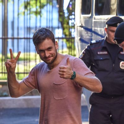 Pjotr Verzilov greps för förhör i juli 2018