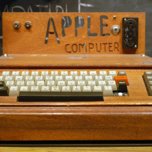 Apple I utställd på Smithsonian i Washington.