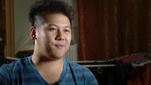 Glenn Fajardo vill få sin familj till Finland Glenn Fajardo jobbar som städare