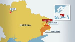 En OSSE-medarbetare dödades och en skadades när deras patrullfordon körde på en fordonsmina i den rebellhållna Luhansk-regionen i östra Ukraina den 23 april 2017.