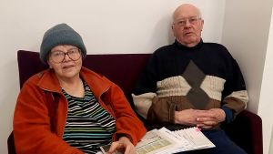 Kaarina Nazarenko och Odin Sjöholm Kaarina Nazarenko och Odin Sjöholm från Sibbo namnkommitté.
