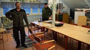 Småningom hoppas man kunna ordna fullsatta kurser i sina utrymmen igen. Klubblokalen.
