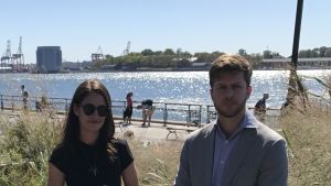 Tjänstemännen som ansvarar för översvämningsskyddet i New York. Tjäsntemännen som ansvarar för översvämningsskyddet i New York.