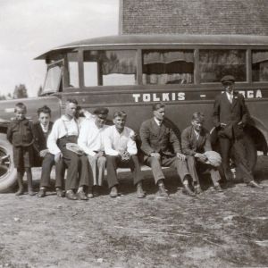 Gammal buss i Tolkis.