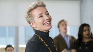Emma Thompson tycker att tiden inte hängt med henne, medan det egentligen nog är tvärtom. På bilden skådespelaren Emma Thompson.