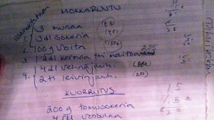 Kati Ojalan mokkapalaresepti.