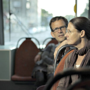 Robin Svartström ja Minna Suuronen elokuvassa Keikka