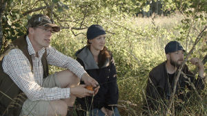 Tomas, Linda och Filip på andjakt i Ingå skärgård. Tomas, Linda och Filip på andjakt i Ingå skärgård