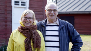 Sofia Lillgäls och Peter Sahlsten får ta fram stereon till våren Sofia Lillgäls och Peter Sahlsten