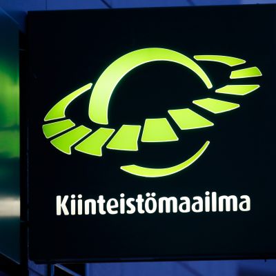 Kiinteistömaailman valomainos.