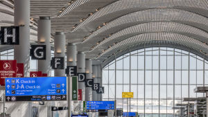 Den nya flygplatsen har tagit emot passagerare sedan slutet av förra året. Det nya flygfältet i Istanbul.