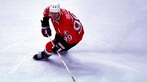 Wayne Gretzky var den stora ledstjärnan 1991. Wayne Gretzky hörde till spelarna som glänste under Kanada Cup 1987.