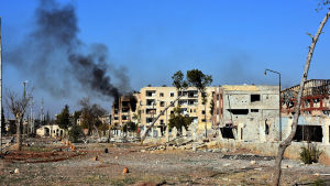 Stadsdelen Masaken Hanano som armén intog i lördags var det första och största distriktet i Aleppo som rebellerna intog år 2012 Stadsdelen Masaken Hanano som armén intog i lördags var det första och största distriktet i Aleppo som rebellerna intog år 2012