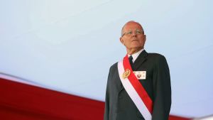 President Pedro Pablo Kuczynski deltog i en ceremoni vid landets militärakademi den 14 december. President Pedro Pablo Kuczynski deltog i en ceremoni vid landets militärakademi den 14 december.