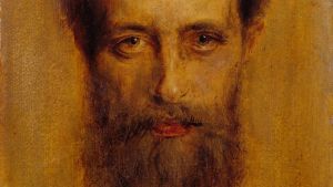 Den finländska häxan var ofta en man som förknippades med någon form av trolldom, eller bara ett allmänt obehagligt beteende. Franz von Lenbach: Kopf des Dirigenten Hermann Levi, 1882. Öl auf Pappe.