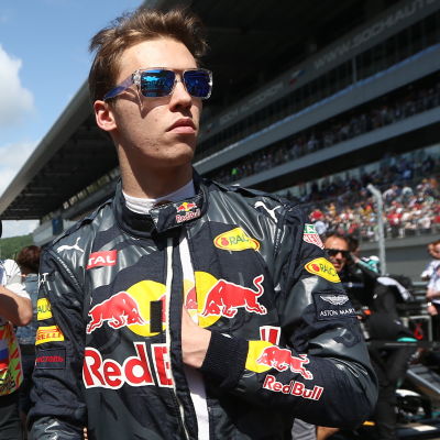 Daniil Kvyats aktier på Red Bull har sjunkit.