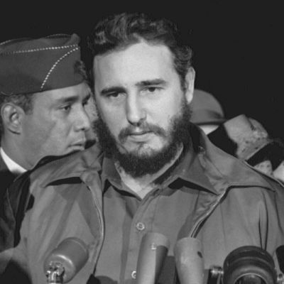 Fidel Castro vierailulla USA:ssa Washington DC:ssa vuonna 1959.