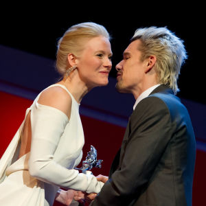 Laura Birn och Ethan Hawke under Berlinalefestivalen 2013. Laura Birn och Ethan Hawke på Berlinale-festivalen 2013.