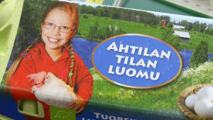 Pakkaus Ahtilan tilan luomu munia.