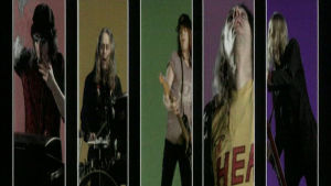 The Hellacopters Devil Stole the Beat from the Lord -musiikkivideolla.