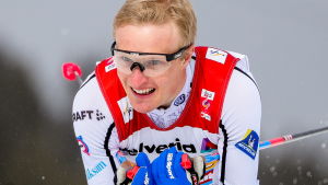 Jens Burman har inte varit nöjd med landslagsledningen. Jens Burman åker skidor.