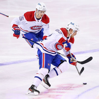Jesperi Kotkaniemi och Artturi Lehkonen drar i gång ett anfall.