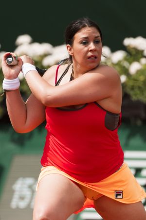 Marion Bartoli i legendernas franska öppna år 2017. Marion Bartoli i legendernas franska öppna år 2017.