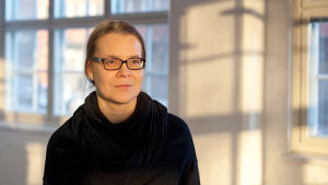 Ulrika Ferm, professor på Konstuniversitetet i Helsingfors. Ulrika Ferm, professor på Bildkonstakademin i Helsingfors